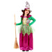 Widmann Girl's Children's witch costume 140 Multicoloured
