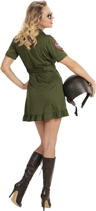 Widmann - Erwachsenenkostüm Fighter Jet Pilot für Damen