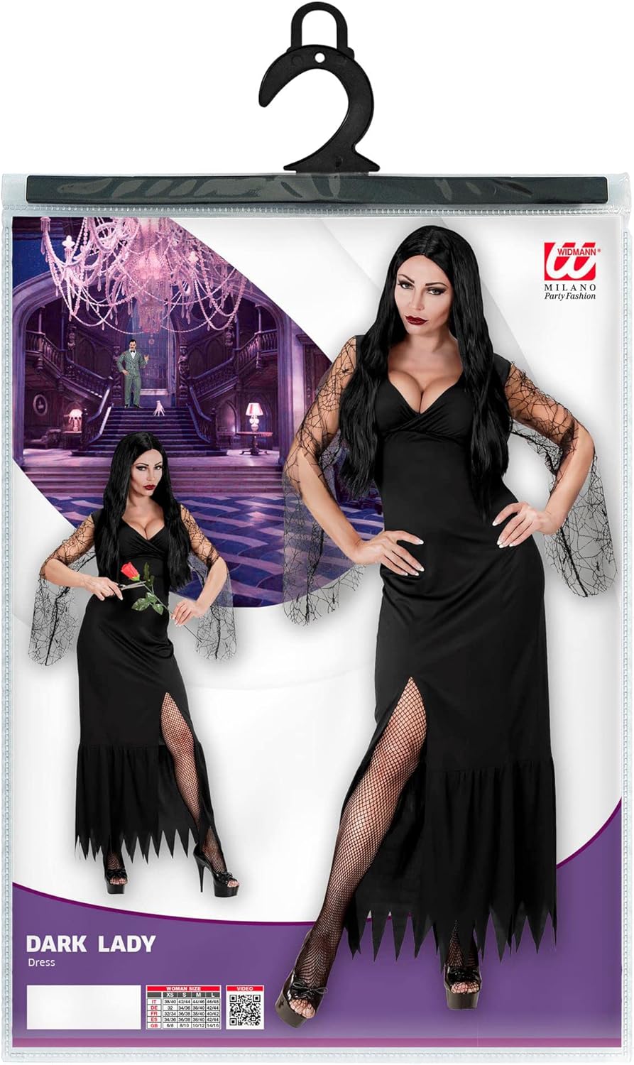 "DARK LADY" (dress) - (XS)