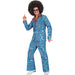 Widmann - Costume 60s suit, jacket and trousers, hippie, reggae, flower power, disco fever, hit move Mandala Theme L