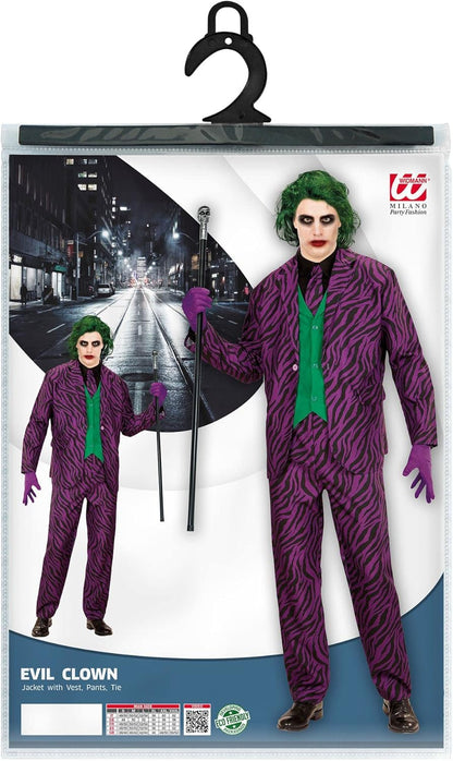 Widmann Evil Joker for Adults L Multi-coloured