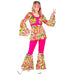 Widmann Milano Party Fashion – Hippie Costume 60s Style Reggae Flower Force Disco Fever Peace & Paisley XS