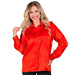 Satin Red 70S Disco Shirt - (Size: Xl)