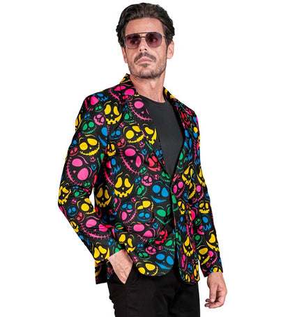 Widmann Neon Ghosts Party Fashion Jacket (Jacket) (M) Different Colors