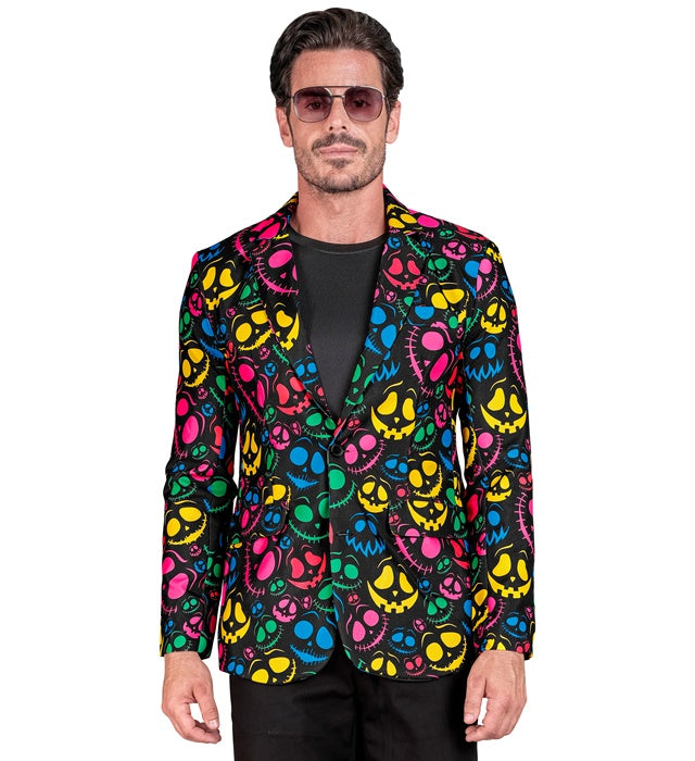 Widmann Neon Ghosts Party Fashion Jacket (Jacket) (XL) Different Colors
