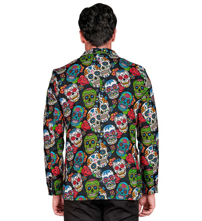 Widmann Dia De Los Muertos Party Fashion Jacket (Jacket) (XL) Different Colors
