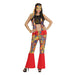 Mens Hippie Woman Costume Extra Large UK 46" for 60s 70s Hippy Fancy Dress XL