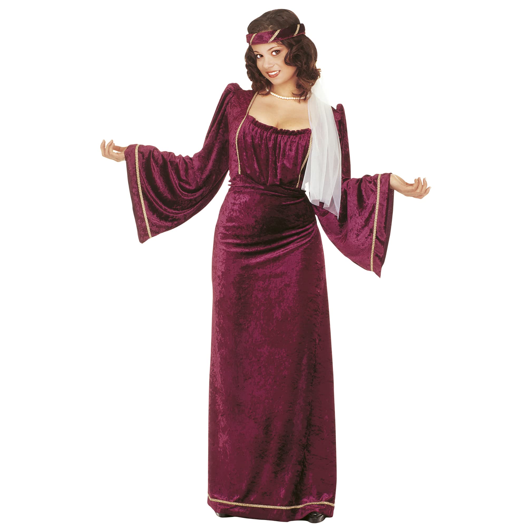 xL Giulietta Costume Extra Large for Medieval Royalty Fancy Dress