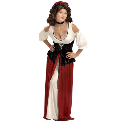 Ladies Tavern Wench Costume Extra Large UK 18-20 for Medieval Fancy Dress