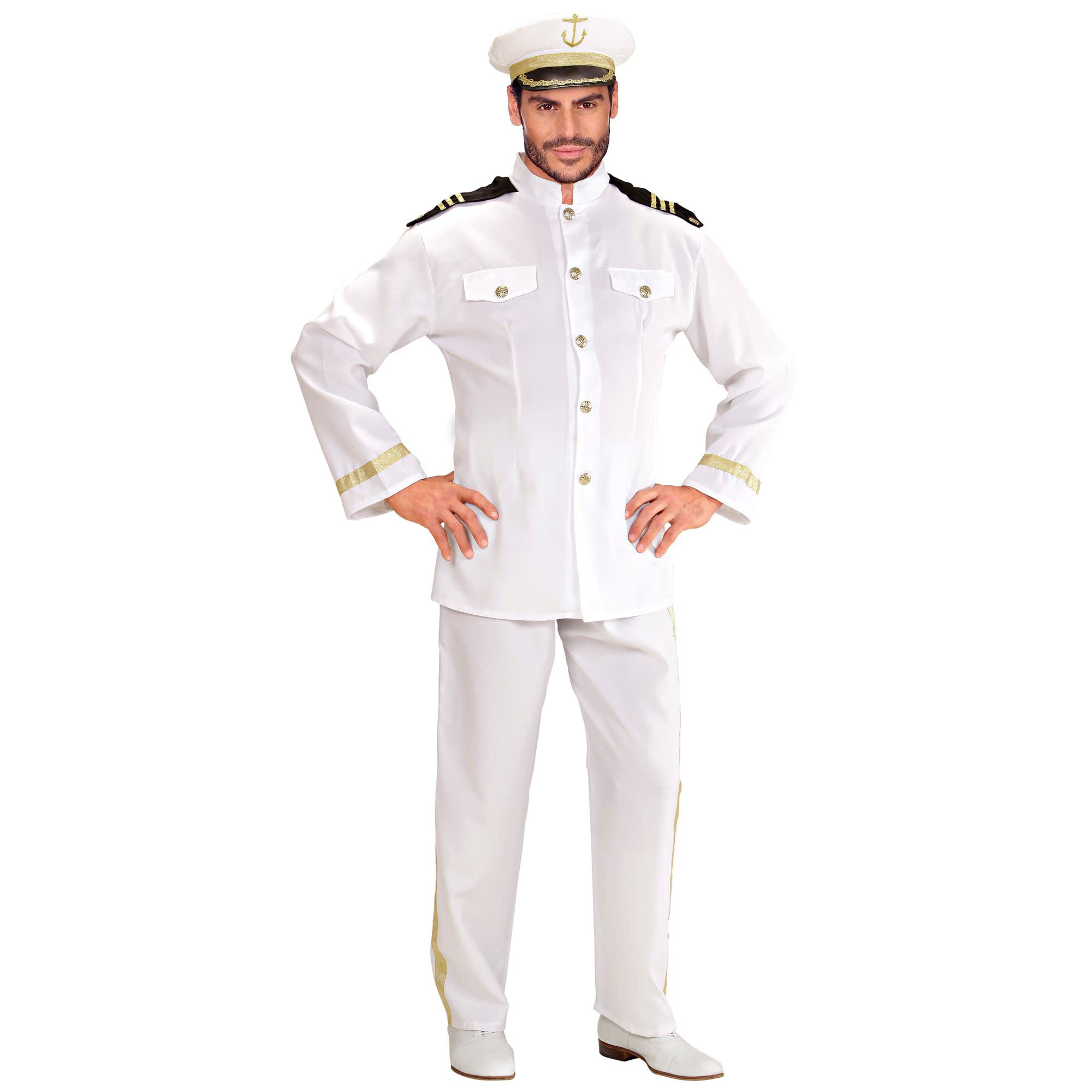 Widmann - Costume Marine Captain, Sailor, Captain, Fancy Dress Costumes, Carnival XL