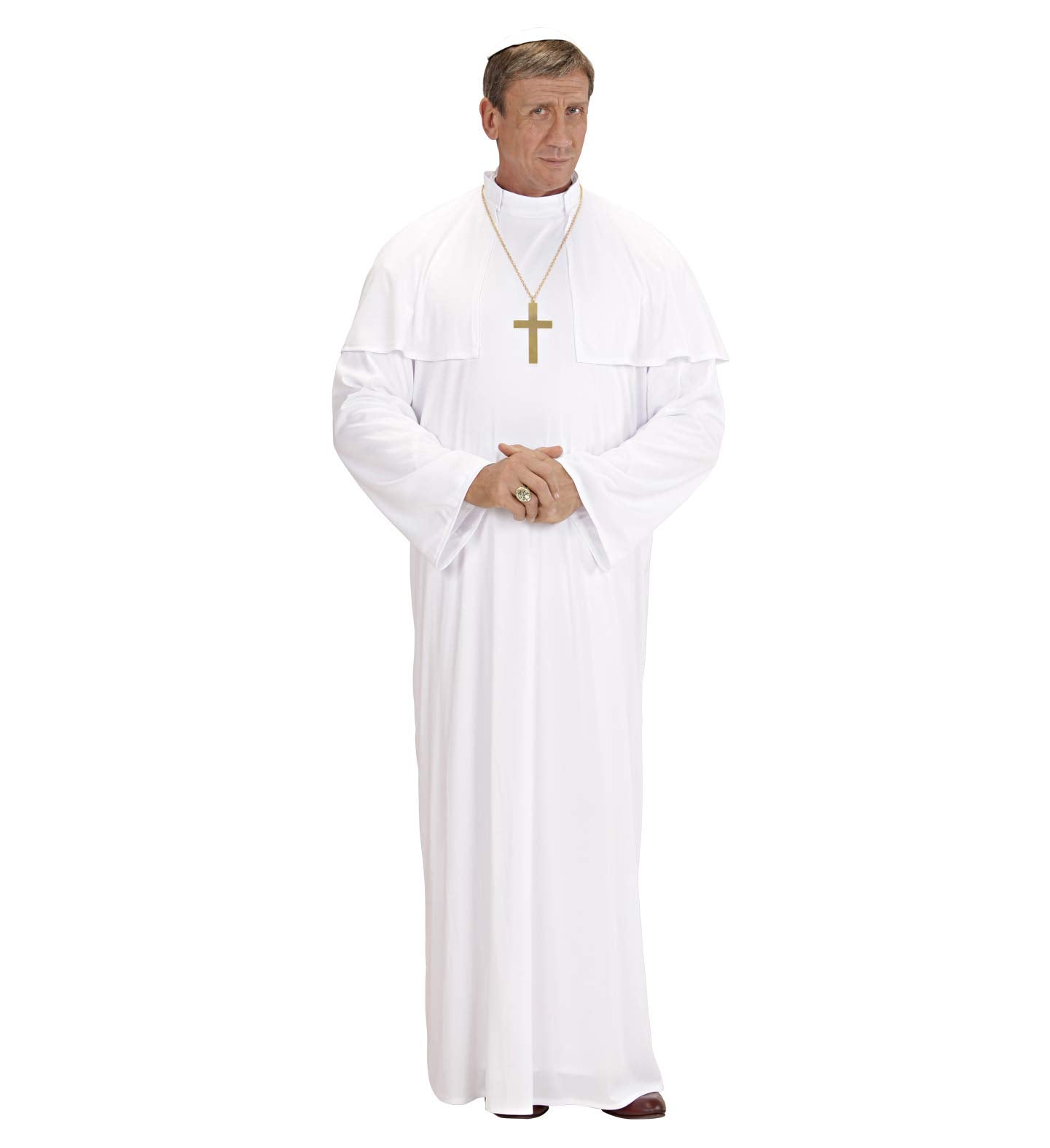 Mens Pope Costume Extra Large UK 46" for Vicar Priest Church Fancy Dress
