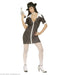 Ladies Gangster Girl Costume Extra Large UK 18-20 for 20s 30s Mob Capone Bugsy Fancy Dress