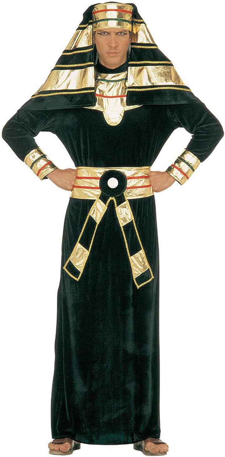 Mens Pharaoh Velvet Costume Small UK 38/40" for Egyptian Ancient Egypt Fancy Dress