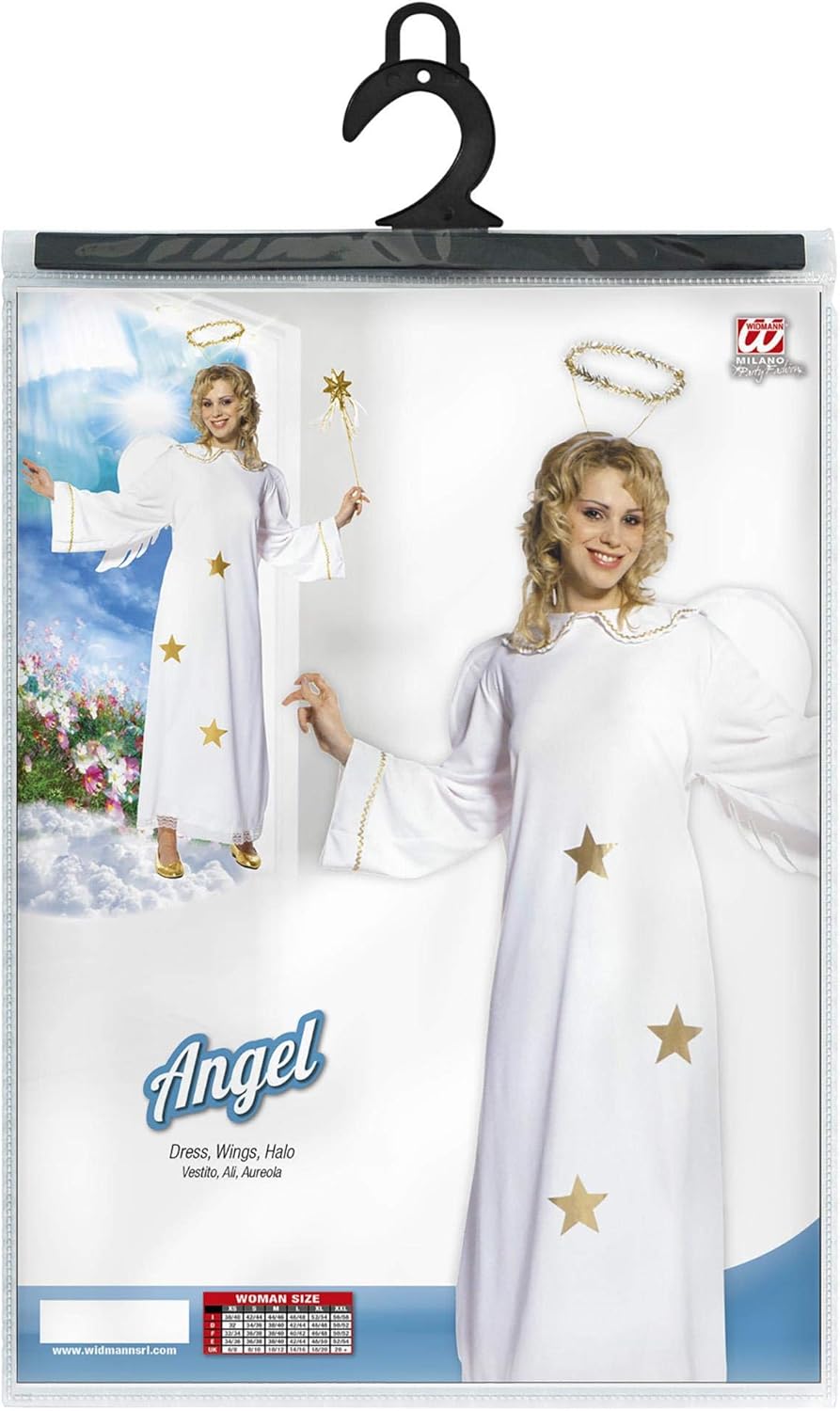 Ladies Star Angel Costume Large UK 14-16 for Christmas Panto Nativity Fancy Dress