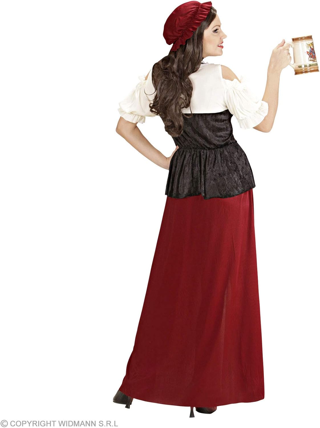 Ladies Tavern Wench Costume Large UK 14-16 for Medieval Fancy Dress
