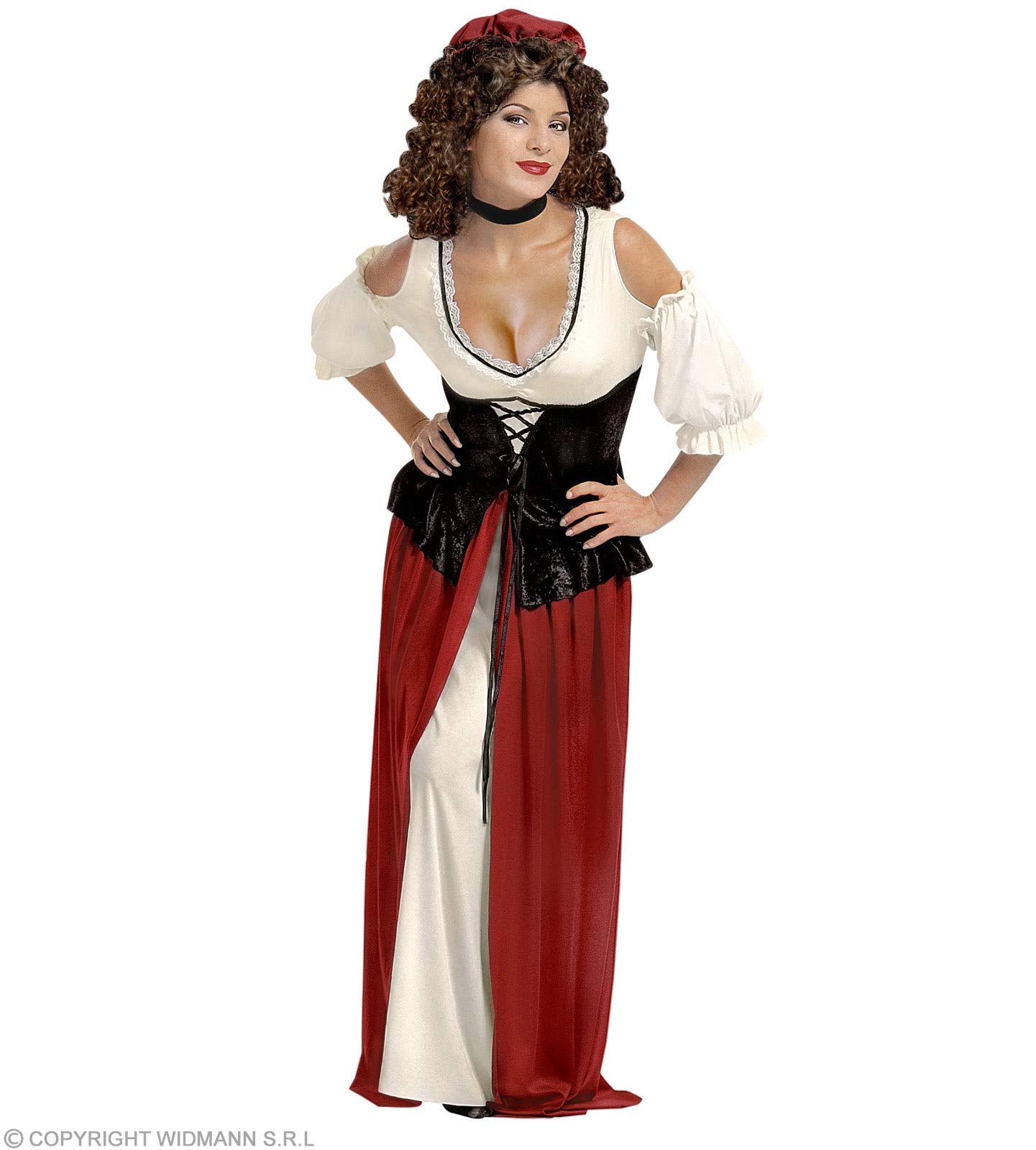 Ladies Tavern Wench Costume Large UK 14-16 for Medieval Fancy Dress