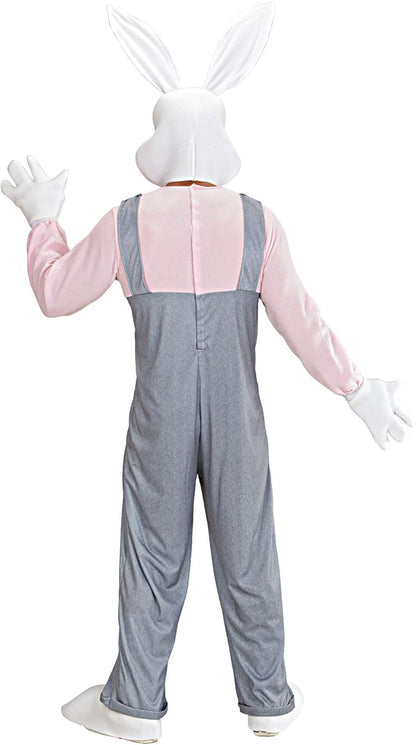 Widmann - Erwachsenenkostüm Land Kaninchen, Overall, Handschuhe, Überschuhe und Maske, Tier, Karneval, Mottoparty