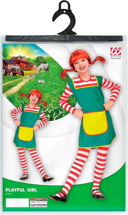 Widmann - Children's Swirl Wind Costume, Dress, Naughty Girl, Carnival, Theme Party 158