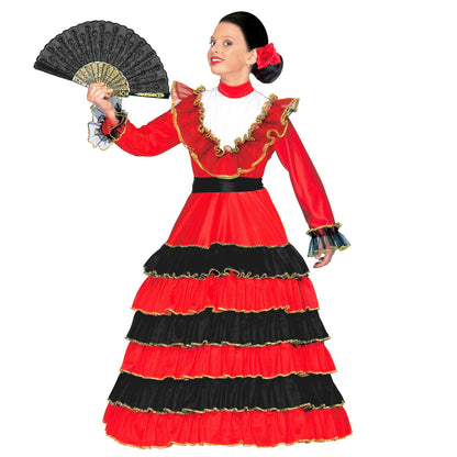 Children's Senorita Child 140cm Costume for Spanish Spain Fancy Dress