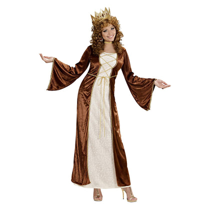 Ladies Medieval Princess Costume Medium UK 10-12 for Medieval Royalty Fancy Dress