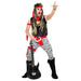Widmann Adult Costume Rock Star, T-shirt, Trousers, Belt, Wrist Straps and Overboots