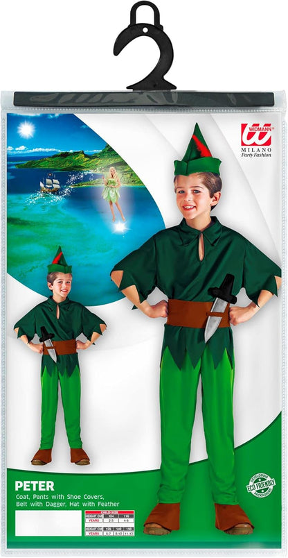 Widmann MILANO PARTY FASHION - Child Costume Peter, Fairy Tale, Carnival Costumes 128