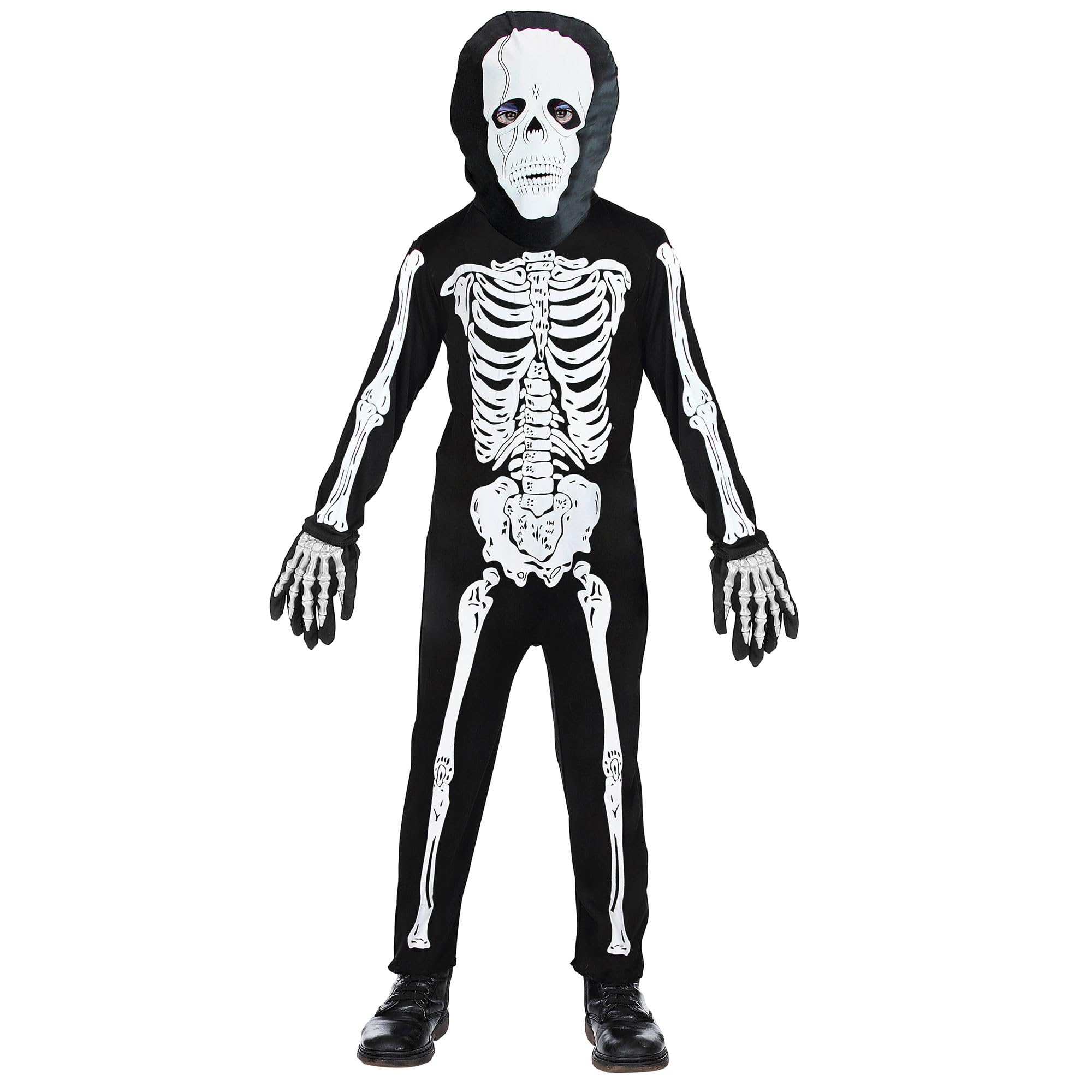 WIDMANN - Children's Skeleton Costume for Halloween Living Dead Fancy Dress 116