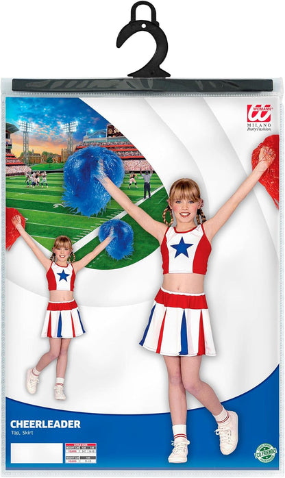 Widmann - Children's cheerleader costume, skirt and top 11-13 Years
