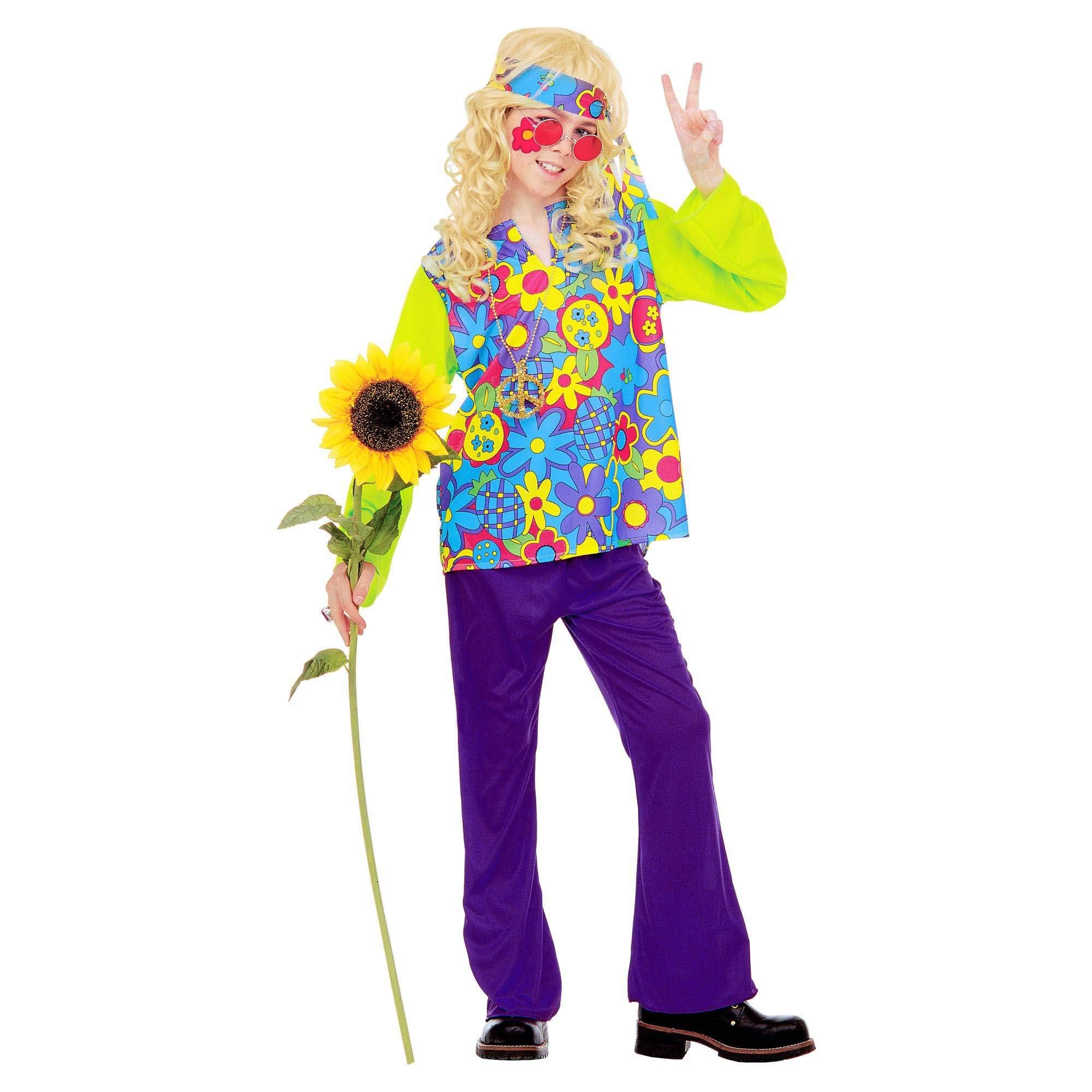 Widmann Video Delta ? Hippie Boy Costume, size 8/10 Years