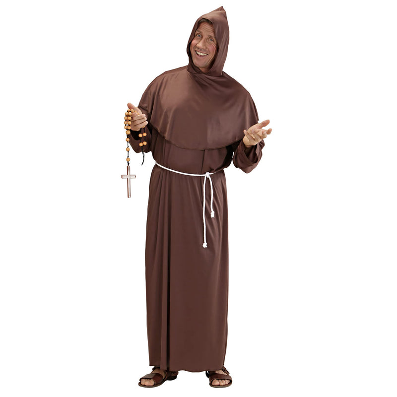 Mens Monk Costume Small UK 38/40" for Friar Jedi Fancy Dress Mens M, Mens -> Chest 38-40