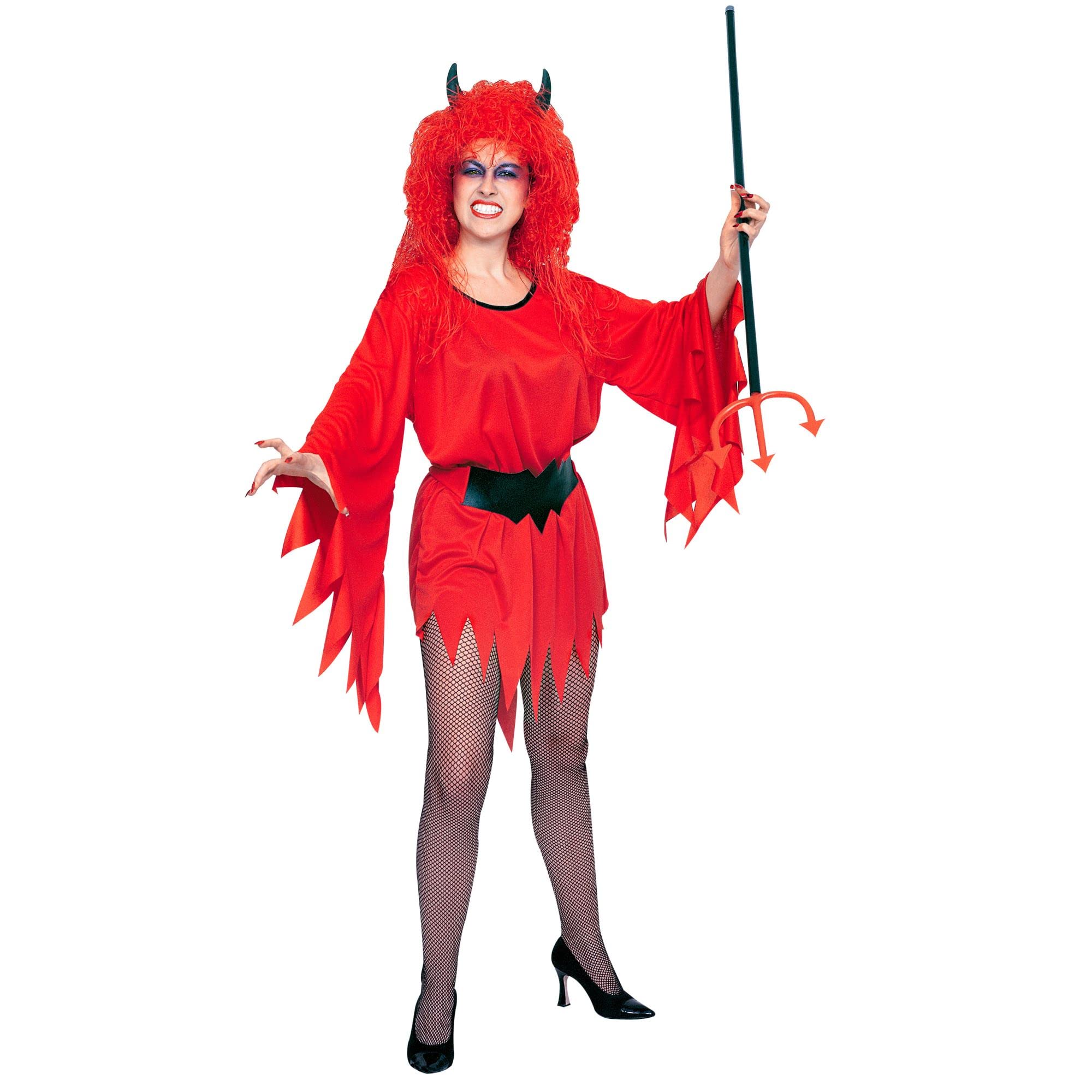 Ladies Lady Devil Costume Small UK 8-10 for Halloween Satan Lucifer Fancy Dress