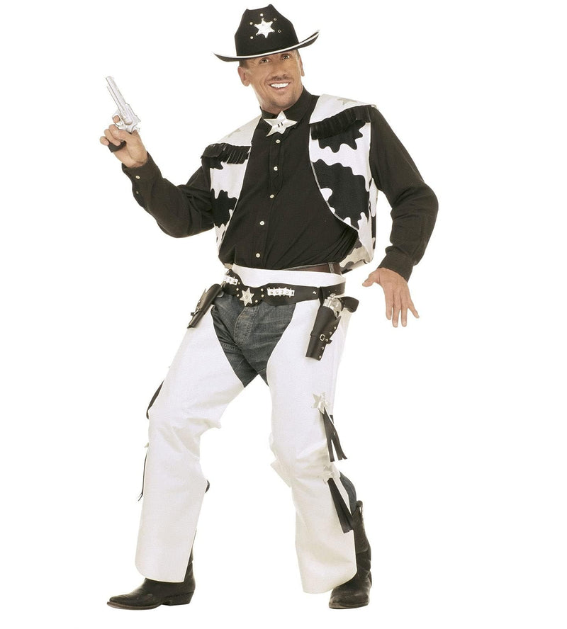 Mens Rodeo Cowboy Costume Medium UK 40/42" for Wild West Dessert Fancy Dress