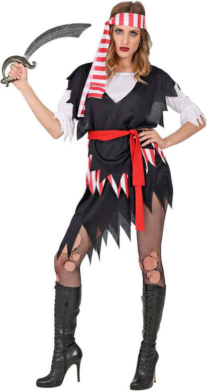 Ladies Pirate Lady Costume Small UK 8-10 for Buccaneer Fancy Dress