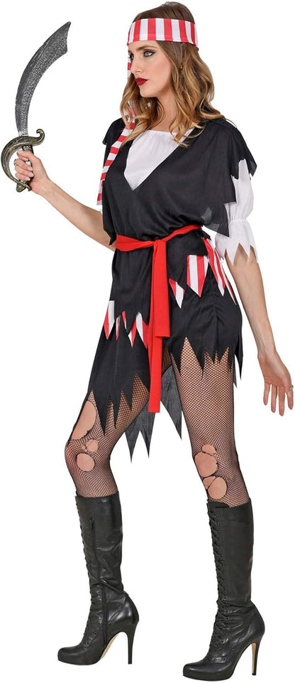 Ladies Pirate Lady Costume Small UK 8-10 for Buccaneer Fancy Dress