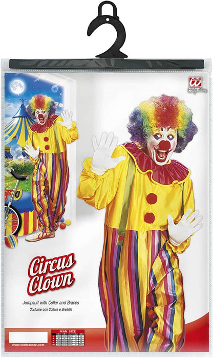 Widmann Circus Clown Costume S Multi-coloured