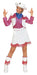 Ladies Cow Girl Pink/White Costume Medium UK 10-12 for Wild West Cowboy Fancy Dress