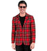 Widmann Tartan Party Fashion Jacket (Jacket) (XL) Red