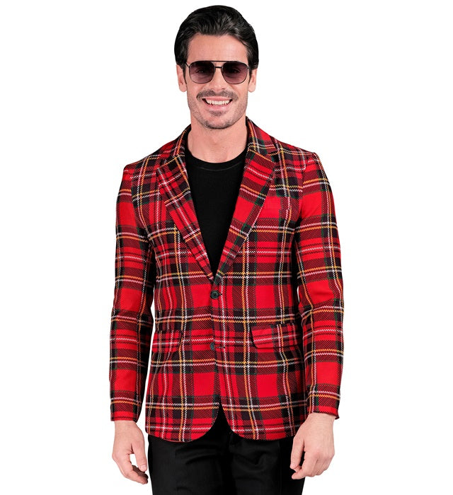 Widmann Tartan Party Fashion Jacket (Jacket) (XL) Red