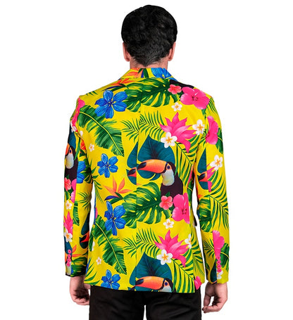 Widmann Neon Tropicana Party Fashion Jacket (Jacket) (L) Yellow