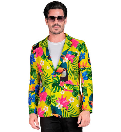 Widmann Neon Tropicana Party Fashion Jacket (Jacket) (XL) Yellow