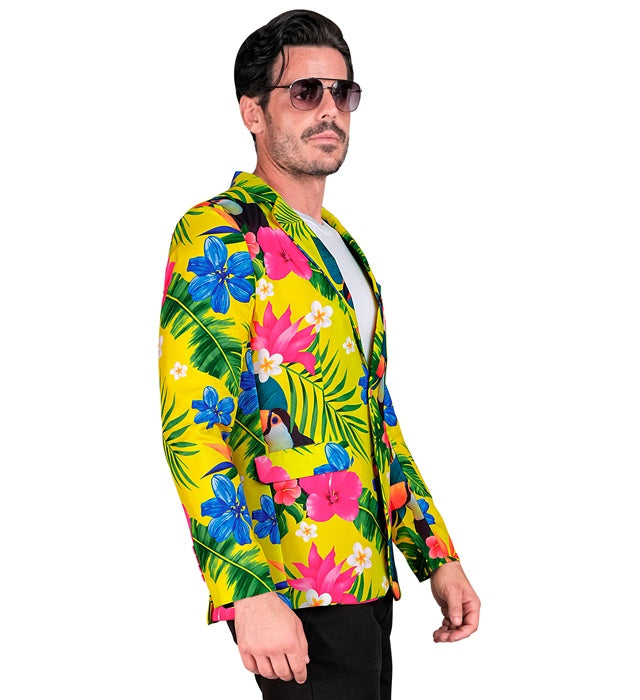 Widmann Neon Tropicana Party Fashion Jacket (Jacket) (XL) Yellow