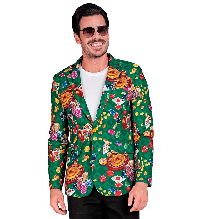 Widmann Rainbow Party Fashion Jacket (Jacket) (XXL) Rainbow