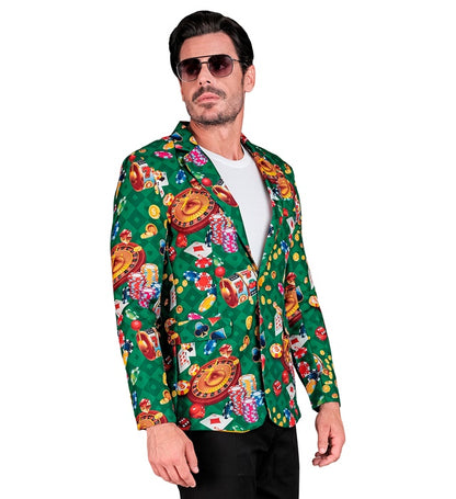 Widmann Rainbow Party Fashion Jacket (Jacket) (XXL) Rainbow
