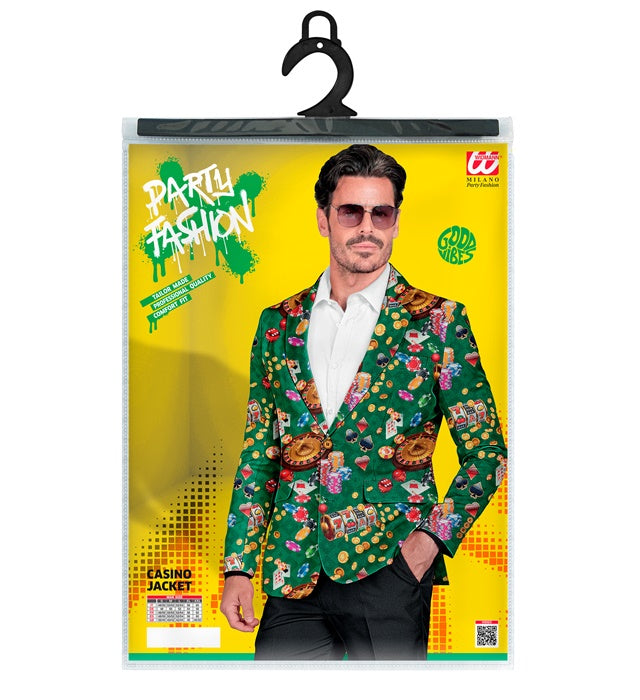 Widmann Rainbow Party Fashion Jacket (Jacket) (XXL) Rainbow