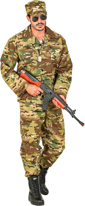 Mens G I Joe Costume Small UK 38/40" for Military Army War Fancy Dress