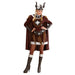 Widmann - Adult costume Viking Viktoria, dress, belt, helmet, boot covers, cape, gallier, warrior, theme party, carnival