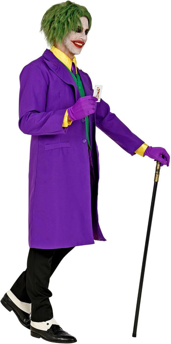 Widmann - Evil Clown Costume Coat with Vest Joker Horror Evil Theme Party Halloween