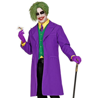 Widmann - Evil Clown Costume Coat with Vest Joker Horror Evil Theme Party Halloween