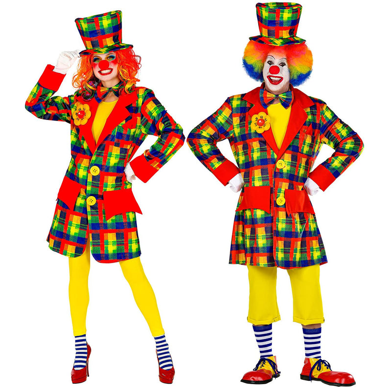 Widmann Clown Costume for Adults, Circus, Carnival, Theme Party XXL
