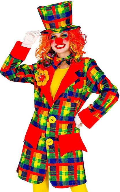 Widmann Clown Costume for Adults, Circus, Carnival, Theme Party XXL